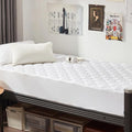 UNILIBRA Twin XL Mattress Protector Waterproof, Deep Pocket Mattress Pad Cover Up to 18 Inches, Quilted Fitted Hollow Cotton Filling Breathable Mattress Topper