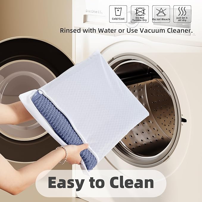 Bathroom Rugs Non Slip Washable, Super Absorbent Thin Bath Mat Small Quick Dry Low Pile Bathroom Rug, Denim Blue 20"x30"
