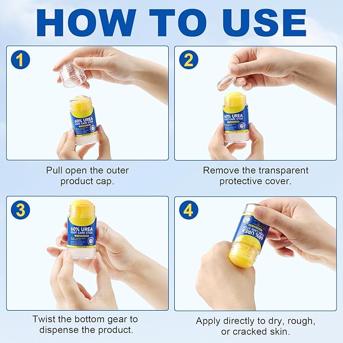 Urea Cream 60 Percent for Feet, Urea Foot Cream for Cracked Heels and Dry Skin, Cracked Heel Repair Cream Plus 2% Salicylic Acid, Foot Cream for Calluses and Hard Skin 1PCS