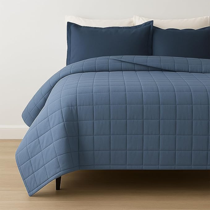 HomeSmart Cooling Weighted Blanket Queen Size 30 lbs, Designed with Hi-Tek Stay Cool Fabric On Both Sides of The Blanket, Machine Washable, Perfect for Couples