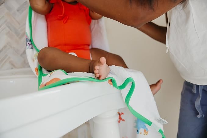 Copper Pearl Hooded Bath Towels Premium Knit/Terry Cloth Baby Towels with Hood, Pockets, and Cool Designs - Great to Gift and Make Bath Time Fun - Baby Bath Towel, Sesame Friends