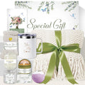 Gift Baskets for Women, Comfort Get Well Soon Gift Basket with Tassel Blanket, Self Care Gifts for Women, Mom, Wife, Sister, Thank you, Sympathy Inspirational Friendship Birthday Care Package Spa Kit