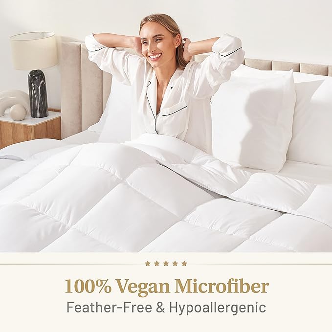 Twin Down Alterantive Comforter Hotel Luxury Twin Comforter Duvet Insert with Tabs Premium Washable Hypoallergenic