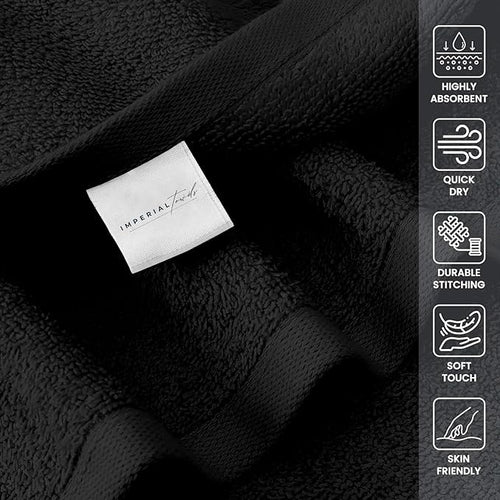 50 PK Saloon Towel Black