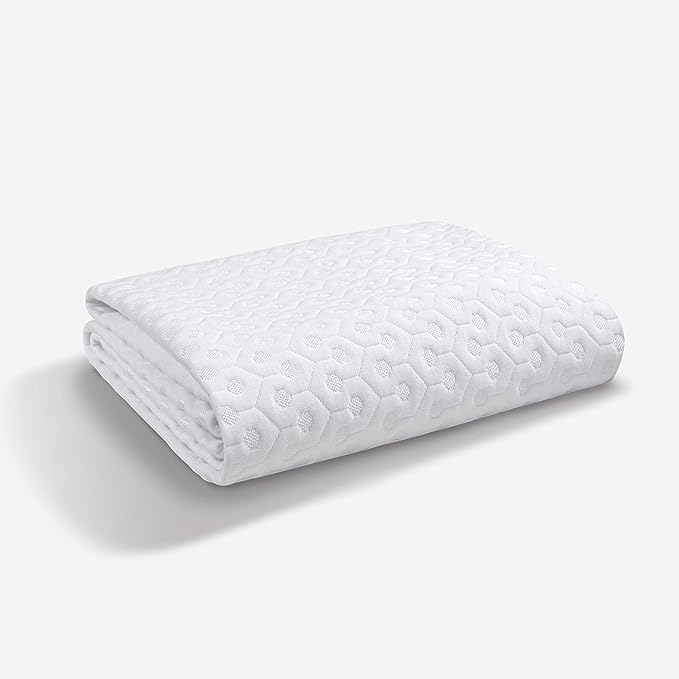 Bedgear Split King Dri-Tec Mattress Protector – Waterproof, Breathable, Washable, Adjustable Base Compatible – Deep Pocket Fitted Pad Fits 18” Mattress – White