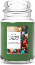Yankee Candle Shimmering Christmas Tree Scented Candle, 22oz Large Jar with up to 150 Hour Burn Time, Giftable, Holidays