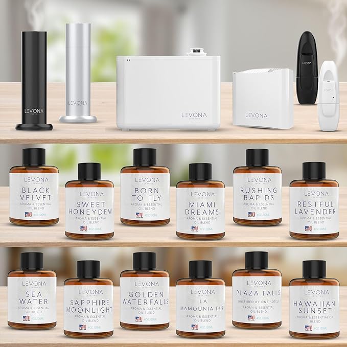 Levona Scent Home Luxury Scents: Plaza Falls Fragrance Oil Inspired by One Hotel Essential Oil - Pure Essential Oils for Diffusers for Home - Scented Oil