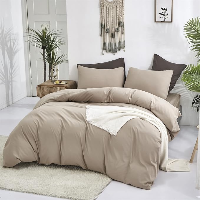 Cream Coffee Comforter Set California King Khaki Bedding Comforter Set Cal King Dark Champagne Solid Blanket Quilts Modern Soft Cream Khaki 3 Piece Bedding Set