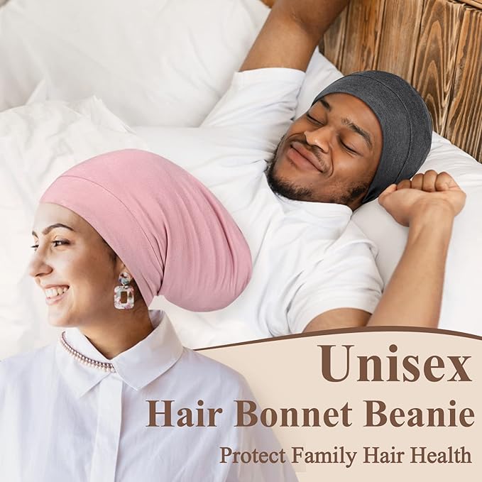OLESILK Silk Bonnet for Long Hair: 100% Mulberry Silk for Sleeping Women&Men, Extra Large Loc Cap for Braids, Adjustable