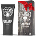 Viking Revolution Microdermabrasion Face Scrub for Men - Facial Cleanser for Skin Exfoliating, Deep Cleansing, Removing Blackheads, Acne, Ingrown Hairs - Men's Face Scrub for Pre-Shave (1 Pack)