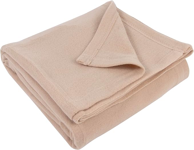 (24 Pack) Bulk Fleece 50x60 Throw Blankets for Wedding Favors, Homeless Women, Men, Homes, Bed, Sofa, Couch, Office, Pet Blankets, Travel | Soft Warm Lightweight Throw Blankets in Bulk (Khaki)