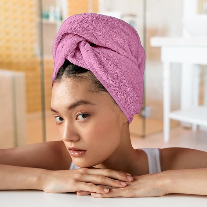 Hand Towels (Pack of 24) Pink Economy Towels Salon Towels - 100% Cotton Spa Towel– 16 x 27 Inches Highly Absorbable, Facial, Gym, Hair Face Towels Bulk