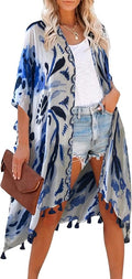 Moss Rose Women Summer Bikini Kimono Bathing Suit Cover Ups for Swimwear