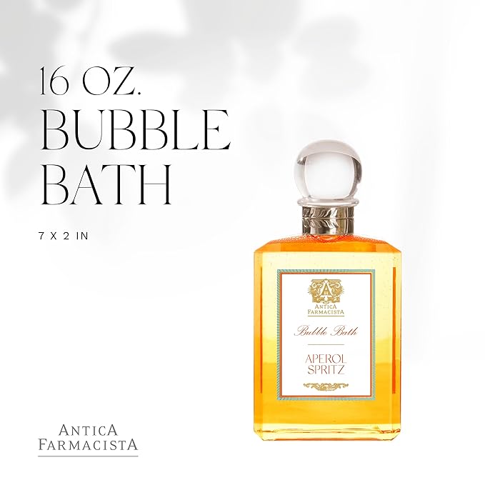 Antica Farmacista Bubble Bath - Relaxing Foam Bath with Honey, Jojoba Oil & Aloe Vera - Luxury Gift for Any Occasion - Aperol Spritz, 16 fl oz