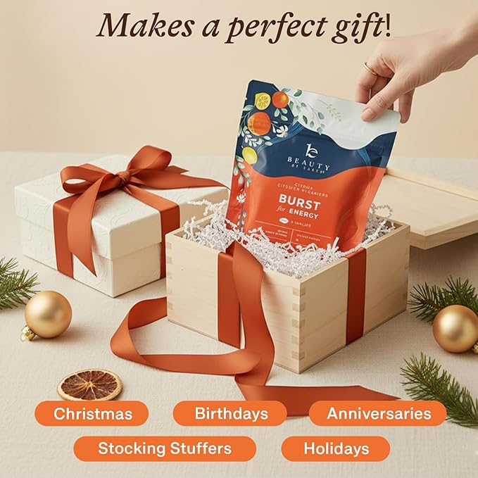 Shower Steamers Aromatherapy - USA Made with Natural Ingredients & Citrus Essential Oil, Christmas Stocking Stuffers for Men & Women, Long Lasting Shower Bombs for Energy Boost, White Elephant Ideas