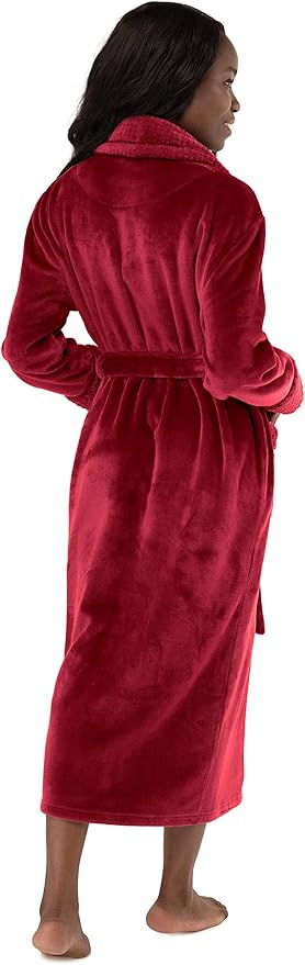 Turquaz Oversize Plush Robes For Women, Soft Warm Fleece Bathrobe for Women