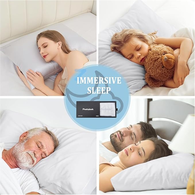 100% Mulberry Silk Pillowcases with Zipper– Luxurious, Anti-Aging Pillow Covers, 22 Momme 6A Grade Silk Pillow Cases 2 Pack for Hair and Skin Care (White, King (U.S. Standard))