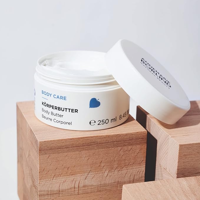 ANNEMARIE BÖRLIND - BODY CARE Body Butter - nourishing, revitalizing & moisturizing skin care, with plant-based extracts & botanical hyaluronic acid, vegan, 8.45 Fl. Oz.