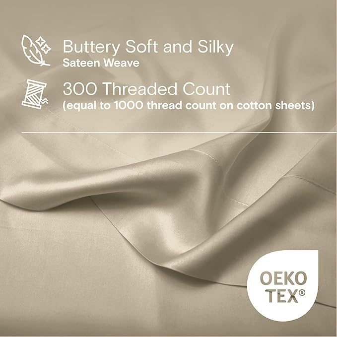 DOZ Duvet Cover Set, 100% Viscose derived from Bamboo, Organically Grown, Buttery Soft, Cooling Duvet Covers, High GSM, 1 Duvet Cover and 1 Pillowcase, 70"x90" (Fog, Twin/Twin XL)