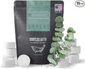 Shower Steamers Aromatherapy Eucalyptus and Mint 15 Pack, 100% Pure Essential Oil, All Natural, for Men and Women, Made in USA