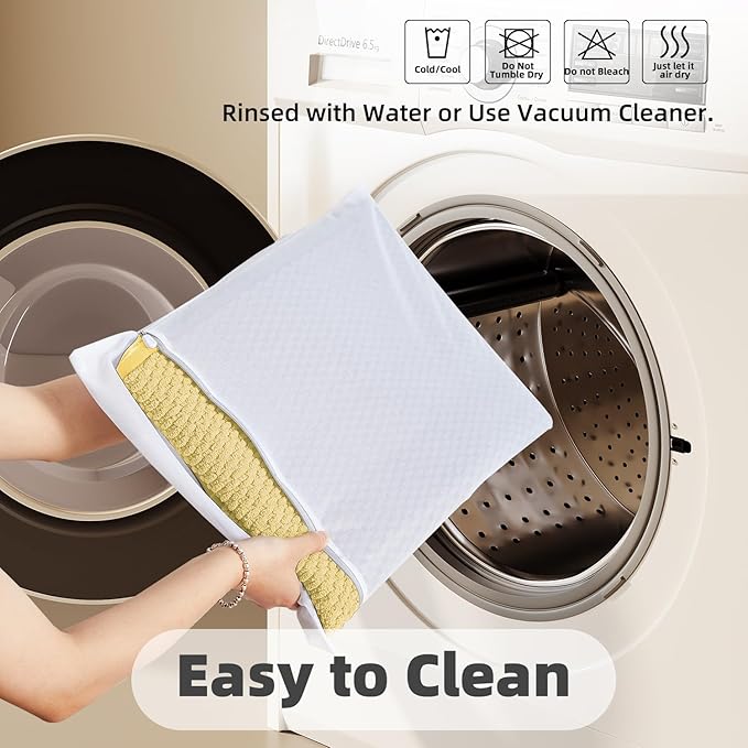 Toilet Rug, Thin Toilet Rugs U Shaped Washable Non Slip Absorbent Quick Dry Low Pile Toilet Mat, Yellow 20"x24" U Shape