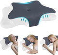 Cervical Pillow for Neck Pain Relief, Memory Foam Pillow, Ergonomic Contour Bed Pillow, Soft for Side Sleep Stomach Sleeping and Back Sleepers
