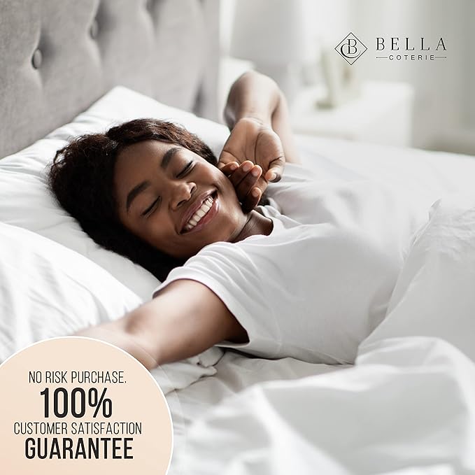 Bella Coterie Luxury Silk Pillowcase for Hair and Skin | 30 Momme | 100% Pure 6A Mulberry Silk | Super Soft | Perfectly Plush [King, Lilac]