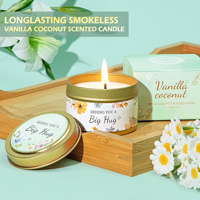 Get Well Gifts for Women Self Care Gifts, Sympathy Gift Baskets Spa Gifts Set, Thinking of You Inspirational Hug in a Box Gifts for Mom Her Friend Sister Wife Girlfriend