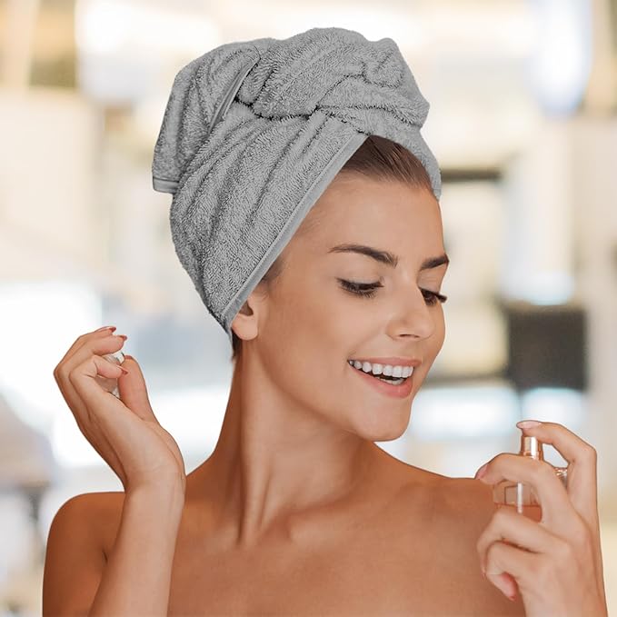 Reed&Pick Hand Towels (Pack of 24) Grey Economy Towels Salon Towels - 100% Cotton Spa Towel – 16 x 26 Inches Highly Absorbable, Facial Towel Gym Hair Face Towel Bulk
