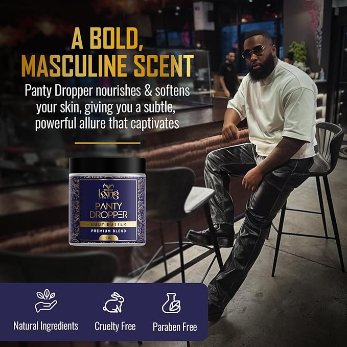 KXNG Hydrating Shea Body Butter, Whipped Moisturizer for Dry Skin, Nourishing Body Cream for Daily Use, Unisex, Cruelty-Free Skincare