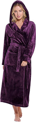 Turquaz Oversize Plush Robes For Women, Soft Warm Fleece Bathrobe for Women