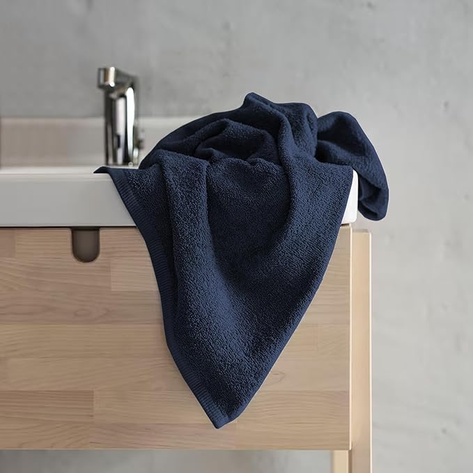 Delara 100% Organic Cotton Towels 650 GSM Plush Feather Touch Quick Dry Bath Towel, Pack of 6 GOTS Certified, Oeko-Tex Green Certified, Organic Cotton Bath Towel, 30"X58"