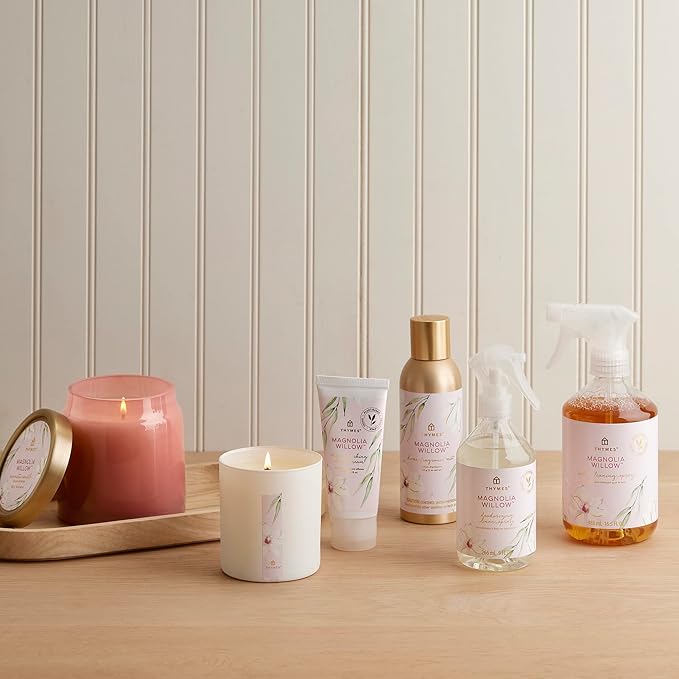 Thymes Aromatic Candle - Magnolia Willow - 8.0 Oz