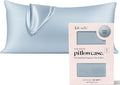 Kitsch Satin Pillowcase, Softer Than Silk Pillow Cases King, Cooling Pillow Covers, Satin Pillowcase with Zipper for Hair, Skin & Quality Sleep, Wrinkle-Free & Smooth, King Size 19"x36", Haze Blue