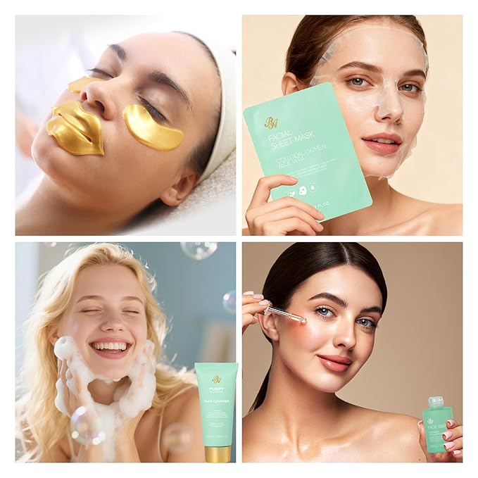 35 Pcs Christmas Gifts for Women, Tea Tree Spa Gift Basket, Face Skin Care Set, Bath & Body Gift Set, Self-Care Relaxation Gift, Diffuser, Serum, Bath Bomb, Birthday, Mother's Day, Valentines, Wife