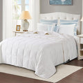 Globon Down Blanket California King Size, Extra Lightweight Summer Comforter/Duvet Insert for Hot Sleepers,Noiseless & Extra Soft, 13 Ounce Fill Weight, White