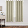 Joydeco Blackout Curtains 72 Inch Length 2 Panels Set, Thermal Insulated Long Drapes 2 Burg, Room Darkening Grommet Curtains for Living Room Bedroom Window