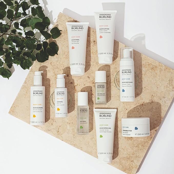 ANNEMARIE BÖRLIND - BODY CARE Body Butter - nourishing, revitalizing & moisturizing skin care, with plant-based extracts & botanical hyaluronic acid, vegan, 8.45 Fl. Oz.