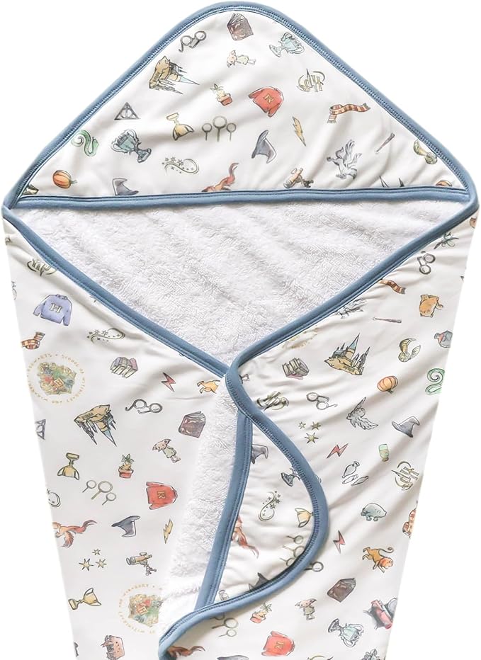 Copper Pearl Hooded Bath Towels Premium Knit/Terry Cloth Baby Towels with Hood, Pockets, and Cool Designs - Great to Gift and Make Bath Time Fun - Baby Bath Towel, Wizarding World™