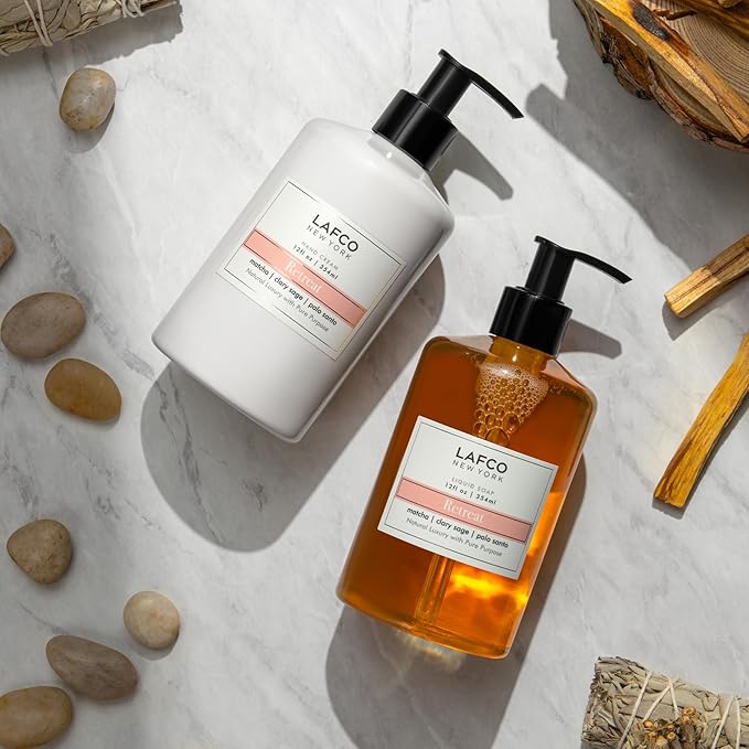 LAFCO New York Hand Cream, Retreat - 12 oz - Restores & Repairs Skin - All Skin Types - Hypoallergenic, Synthetic Free & Cruelty Free - Made in Italy