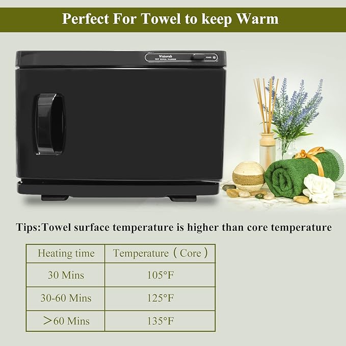 Hot towel warmer, 8L Towel Warmer Spa, Professional Towel Warmer for Facial,Small Towel warmer caddy for Salon,Spa, Message