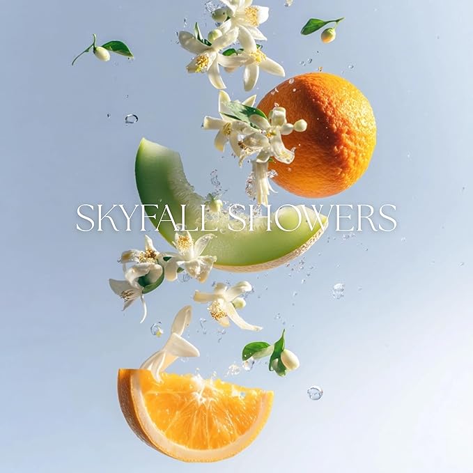 Levona Scent Essential Oil - Luxury Aroma for Home, Office, Hotel & Spa, Ideal for Humidifiers & Diffusers, Hotel Fragrance with Neroli, Orange & Melon - 700ml / 23 fl oz, Skyfall Showers