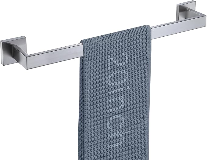 LANC 20-Inche Hand Towel Bars for Bathroom Wall Mounted 40-CM Brushed Nickel Bath Towel Racks Total-22” Towel Rods Stainless Steel Towel Rails for Toilet Towel Holder Towel Hanger, A8804BN-5P1
