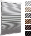 MYshade 1.5-Inch Cellular Cordless Blackout Shades,Thermal Insulating Noise Reducing Waterproof Blinds,Honeycomb Window Treatments for Indoor Light Control (Grey-37 W x 64" H)