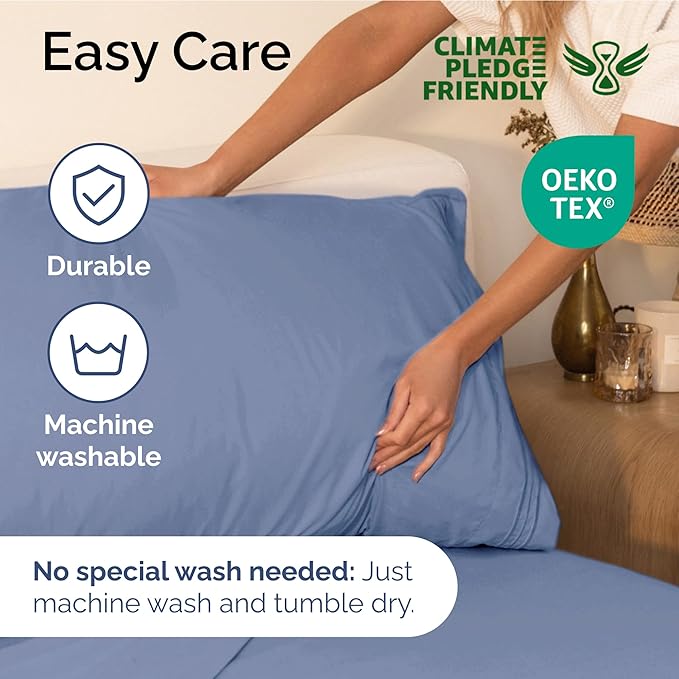 Twin XL Size 3 Piece Sheet Set - Extra Soft, Breathable & Cooling - Hotel Luxury Durable Bed Sheets for Women & Men - Deep Pockets, Easy-Fit & Wrinkle-Free - Dusty Purple Oeko-Tex