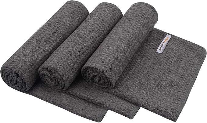 SUNLAND Microfiber Sports Workout Towels Fast Drying Fitness Sweat Towels for Men & Women Lightweight Multi-Purpose Gym Exercise Towel