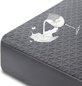 Premium Waterproof Mattress Protector California King Size, Breathable Bed Cover 3D Air Fabric Cooling Mattress Pad Cover Smooth Soft Noiseless Washable, 8''-21'' Deep Pocket (Gray)