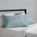 Amazon Basics Standard Pillow Cases Set of 2 - Lightweight, Super Soft Easy Care Microfiber, Spa Blue, 30" L x 20" W, Pillows Not Included