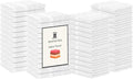Reed&Pick Salon Towels – 50 Pack White Hand Towels 100% Cotton Spa Towel – 16x27 inches Highly Absorbable Facial, Gym, Hair, Face, Bulk Small Towels