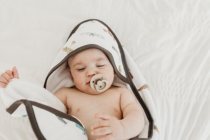 Copper Pearl Hooded Bath Towels Premium Knit/Terry Cloth Baby Towels with Hood, Pockets, and Cool Designs - Great to Gift and Make Bath Time Fun - Baby Bath Towel, Ace